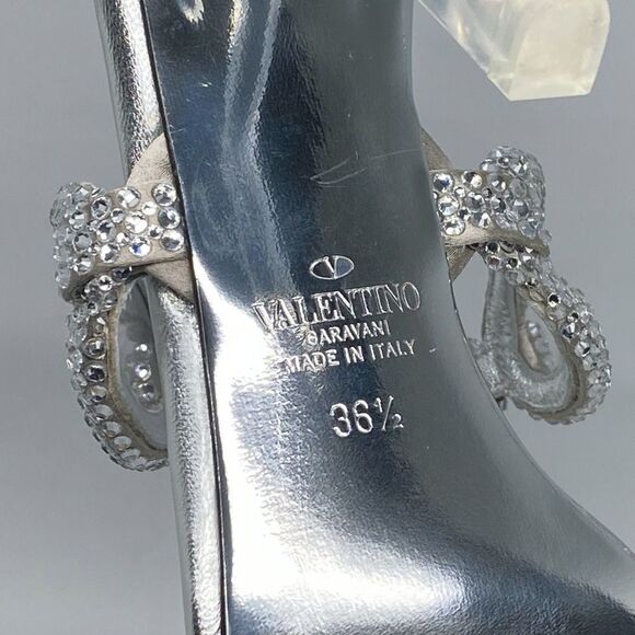 Valentino Garavani Chain 1967 embellished heel sandals size 36.5 - Picture 16 of 16